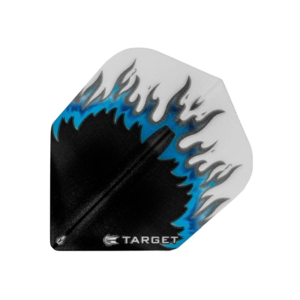 Target vision black blue flame