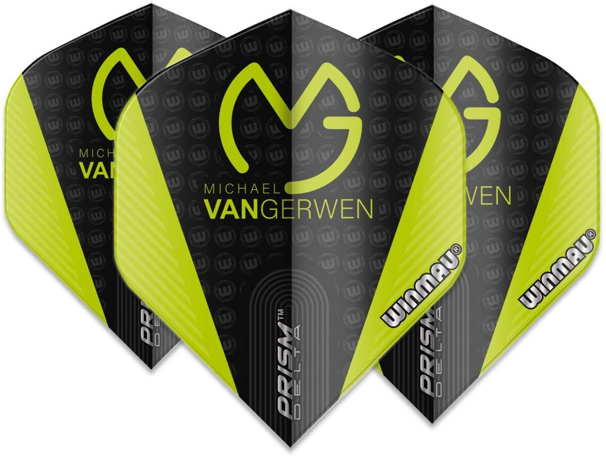 Winmau MVG Flights Prism Delta Black Green