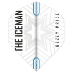Reddragon flights Hardcore Gerwyn Price White & Grey Snowflake