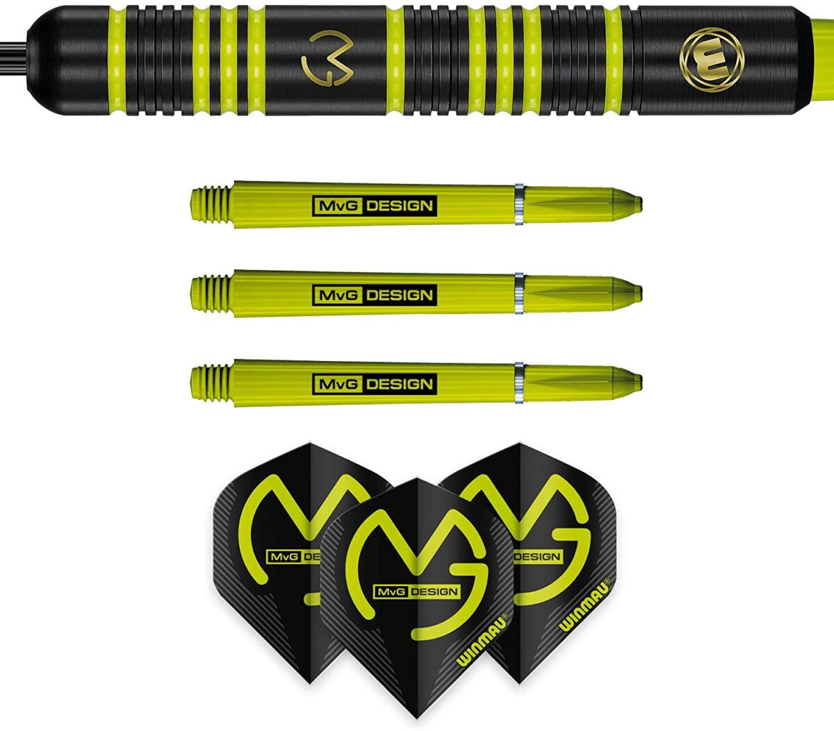 Winmau MvG Ambition Michael Van Gerwen Brass - Afbeelding 2