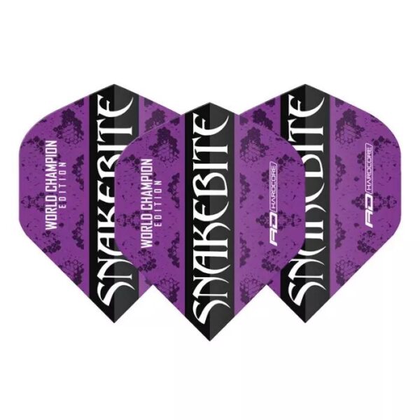 Snakebite World Champion Edition Black Strike Hardcore Dart Flights