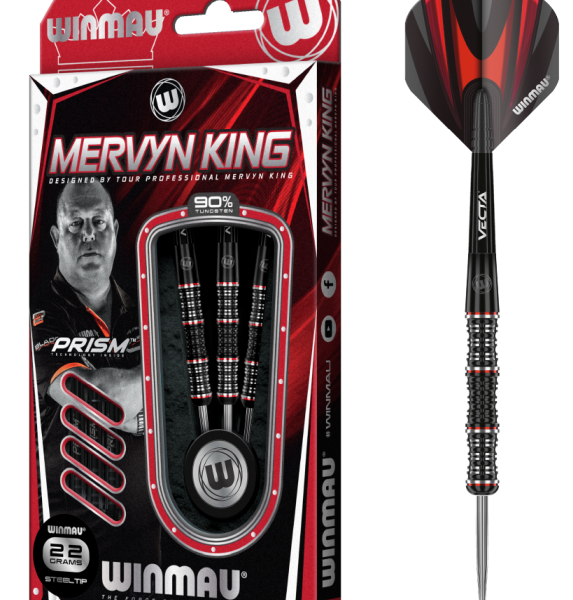 Mervyn King Winmau darts 90% tungsten