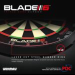 Winmau Blade 6 Triple Core PDC Dartbord - Afbeelding 2