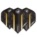 Winmau Prism Alpha Flight Black & Gold Stripe