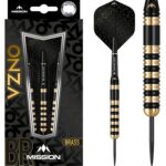 Mission Onza M3 Black & Gold Brass Darts
