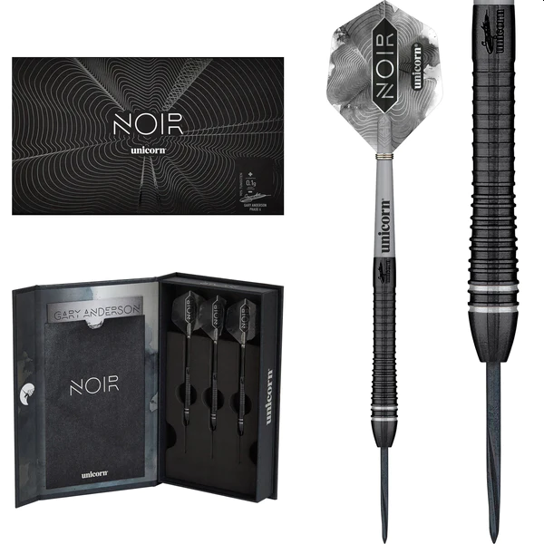 Unicorn Gary Anderson phase 6 noir dartpijlen