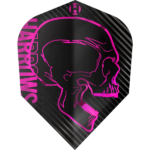 Harrows Rage Skull Dart Flights Pink