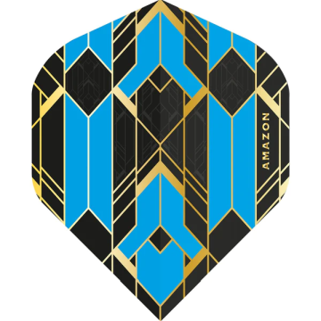 Amazon Glaze Dart Flights blue