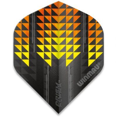 Winmau Prism Delta Black Oranje Geel