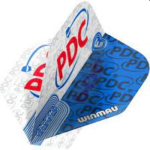 Winmau Zeta PDC Blauw Wit 1 flights