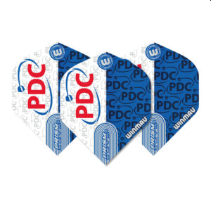 Winmau Zeta PDC Blauw Wit 1 flights