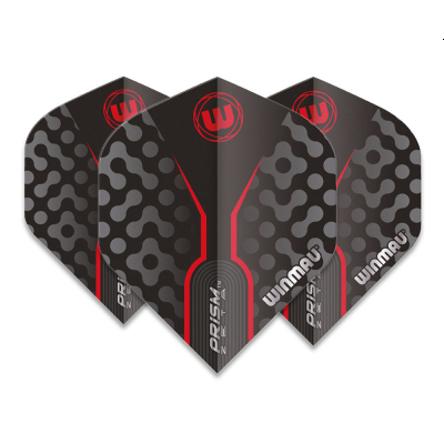 Winmau Prism Zeta Black Red & Grey
