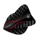 Winmau Prism Zeta Black Red & Grey Kite - Afbeelding 2