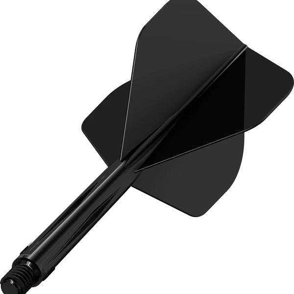 Mission Force 90 - New Moulded Flight & Shaft - Black - Standard No2 - kopie