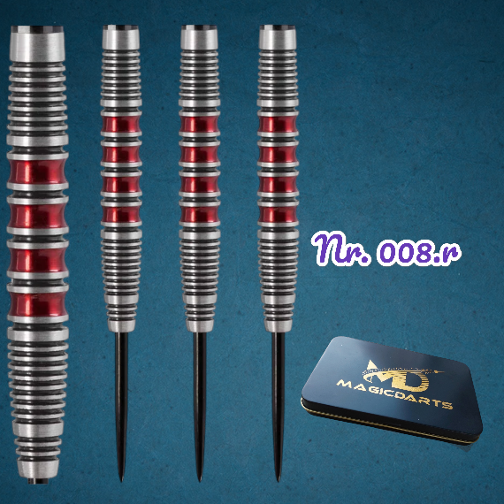 MagicDarts 008.R + Certificaat (Rood)