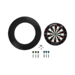 Dartboard Pro501 inclusief PU surround zwart en 2 sets darts - Afbeelding 2