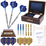 Unicorn Gary Anderson Darts 10 Year Anniversary Commemorative Set Limited Edition - Afbeelding 2