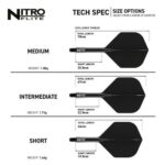 Red Dragon Nitro Flite System Black NO2 flights - Afbeelding 3