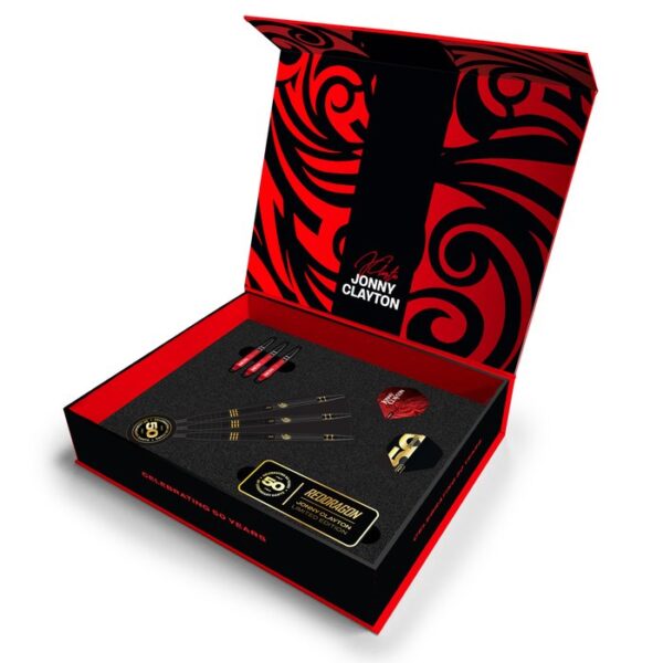 Red Dragon Jonny Clayton 50 Years Anniversary Limited Edition 90% Tungsten Darts