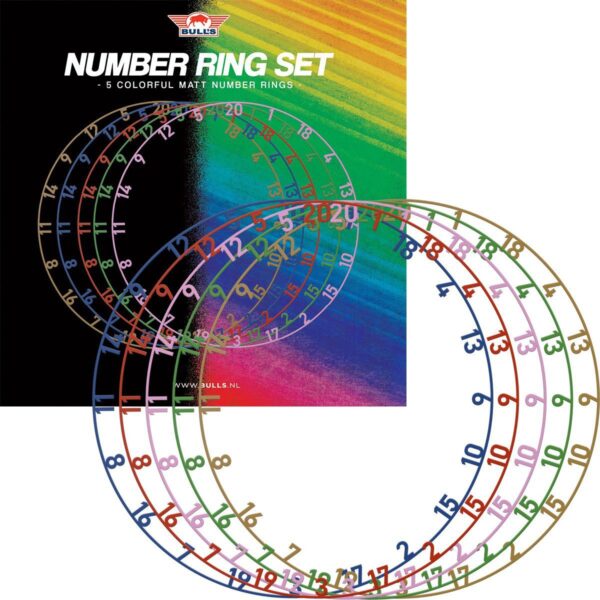 bull-s-colorfull-matt-number-ring-set-5 stuks