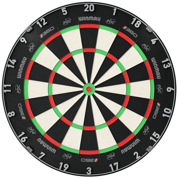 Winmau Blade 360 Triple Core dartbord met Rota-Lock, Spirit Master en handleiding. Professioneel sisal, carbonversterking en optimale scorepotentie.