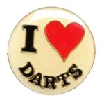Badge I Love Darts