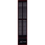 Dartmat xqmax rood