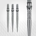 Winmau Switch Point Wave Silver & Black Dartpunten - Afbeelding 2