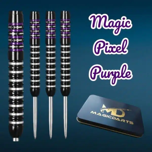 MagicDarts Pixel Paars + Certificaat 