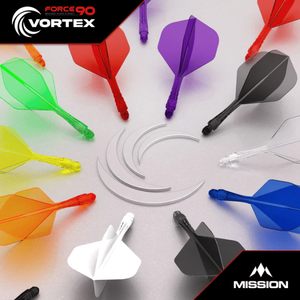 Mission Force 90 Vortex Moulded Flight & Shaft – Standard No2
