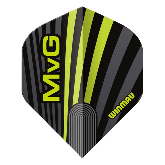Winmau Michael van Gerwen Prism Delta Grey Green mvg flights